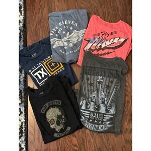 5.11 Tactical lot of 5 men’s short sleeved T shirts size XL